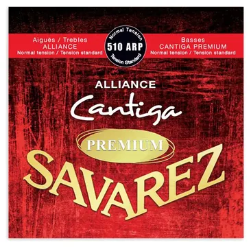 Jogo de Cordas Savarez 510ARP Cantiga Premium Tensão Normal Guitarra Clássica
