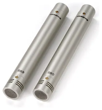 Samson Coppia microfoni a condensatore Samson C02