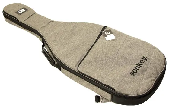 Gd Case Capa para Guitarra GD Case Urban 301 Forro de Veludo - Mescla Cinza