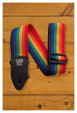 Ernie Ball Nylon Guitar Strap rainbow