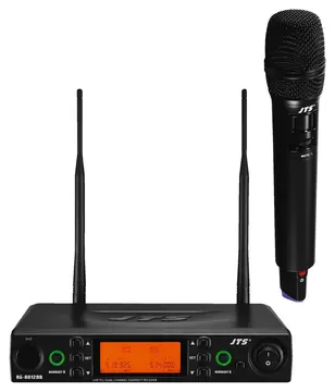 JTS RU-8012DB/2X RU-850LTH Doppio Radiomicrofono Palmare UHF