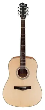 Memphis Acústico Mw-20 Nc Nts Natural Fosco Aço S/ Cutway (11938)