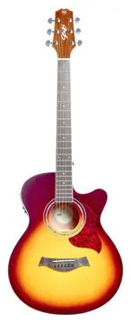 Seizi Artistic Kyoto Cutaway Brown Burst