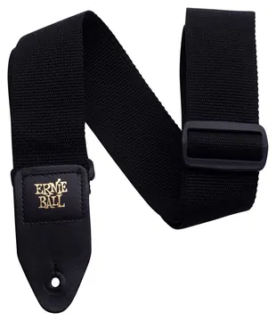 Ernie Ball 4037 Polypro Nylon Gitarrengurt (50mm), schwarz