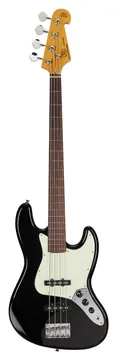 SX SJB62+FL Fretless Jazz style Bass Guitar with Bag | Black