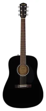 Fender CD60S Black Chitarra acustica nera