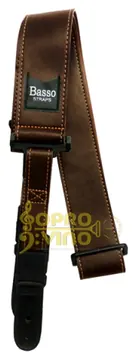 Basso Correia Alça c/ Quick Release Violão Guitarra Baixo Marrom Basso Linha QS Cód. QS06