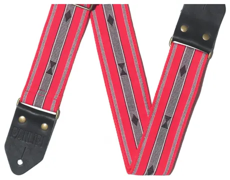 Panlipi SAG12 Sagada 5x140cm Guitar Strap Red