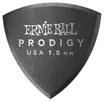Ernie Ball 9331 Plettri Prodigy Shield Black 1,5 mm Busta 6