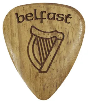 Belfast Harp Wooden Plectrum