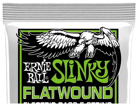 Ernie Ball 2816 Slinky Flatwound Bass 45-130 Kobalt. Saiten für 5-String E-Bass