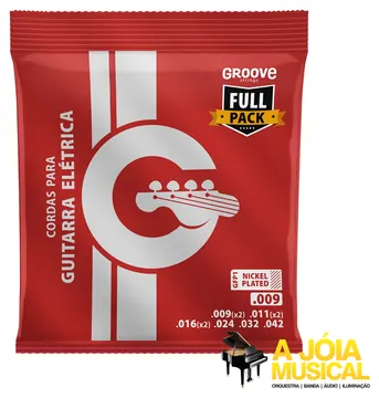 Solez Encordoamento Groove para Guitarra 009 GFP1 Full Pack (i)