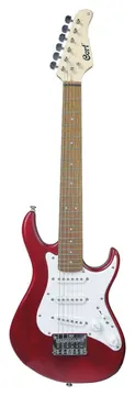 Cort G100JUOPBC "junior" Guitare Electrique Rouge Pores Ouverts