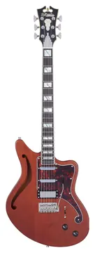 D'Angelico Deluxe Bedford SH Mat walnoot
