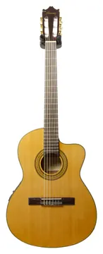 Ibanez GA5TCE Amber High Gloss Electro-Nylon Slim Body
