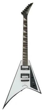 Jackson JS32T Rhoads Js Ama Wit met zwarte afschuiningen
