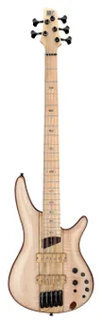 Ibanez SR5FMDX2 NTL Natural Low Gloss basse 5c. avec housse