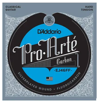 D'Addario EJ46FF Pro-Arte Carbon, Dynacore Basses, Hard Tension Classical Guitar Strings