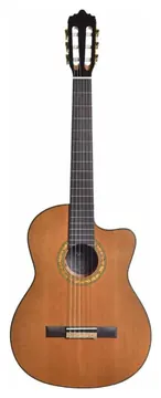 Seizi Yatta NG Linha Supreme Clássico de Nylon Natural Brilhoso de Tampo Sólido C/ Pré Fishman e Bag