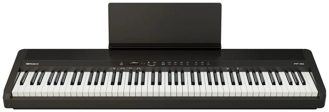 Roland FP-40 BK Digitalpiano – 88 Tasten mit Hammermechanik, Schwarz