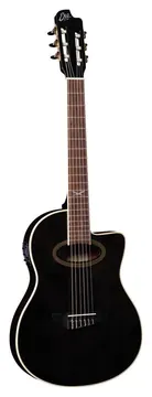 Eko NXT N100CE See Through Black Chitarra classica elettrificata