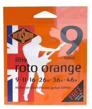Jogo Cordas Guitarra Elétrica Rotosound HYBRID RH9 9/46
