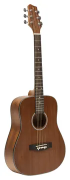 Stagg SA25 MAH TRAVEL Akoestische reisgitaar, Dreadnought-model, sapeli-mahonie, naturel