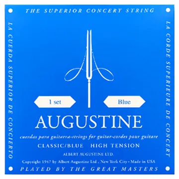 Augustine Strings For Classic Guitar Set Blue High