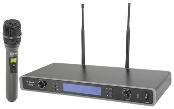 Citronic Tuneable Dual UHF Handheld Microphone System