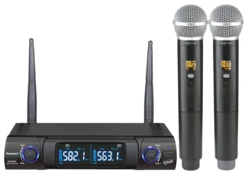 Karsect Microfone S/ Fio Karsect Ks248DM Duplo Mão