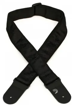 Daddario D´Addario 50B01 Planet Waves Woven Guitar Strap - Black Satin