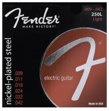 Fender Cordes Super 250S NICKEL-PLATED Steel Guitar Strings