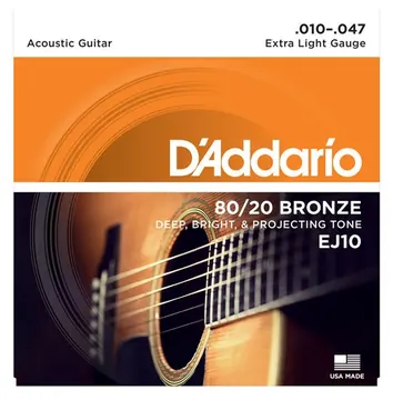 Encordoamento D Addario Bronze 10/47