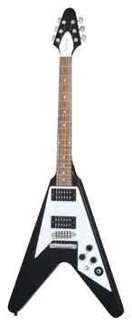 Epiphone Kirk Hammett 1979 Flying V Ebony (Incl. Hard Case)