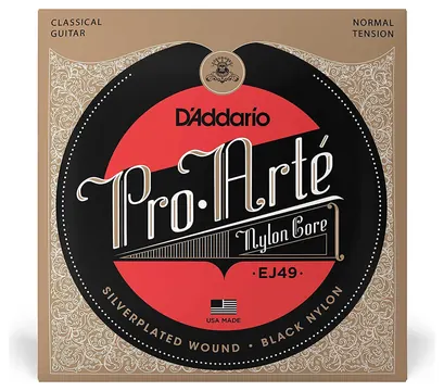 D'Addario EJ49 Pro Arté Normal Tension Silver Plated Corde Chitarra Classica