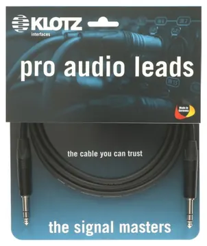 Klotz B4PP1-1000 Câble Audio Analogique Jack/Jack Symetrique - 10M