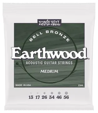 Ernie Ball 2344 Earthwood Bell Bronze Medium Saiten für A-Gitarre, .013-.056