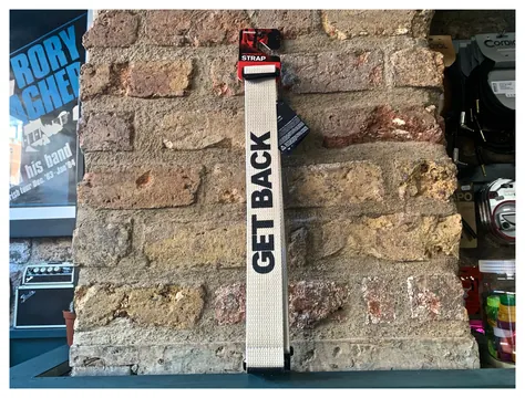 D'Addario Beatles Get Back Cotton Guitar Strap