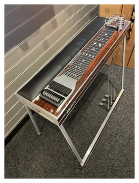 Vintage Mica GFI S10PU Ultra Model (With Pad) Single Neck 10-string Pedal Steel Guitar with 3 Pedals, 4 Knee Levers, and Hardcase - Made in USA