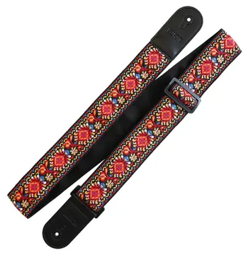 Richter Retro Guitar Strap Red - 1773