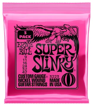 Ernie Ball 3223 - Super Slinky 3er Pack | 009-042