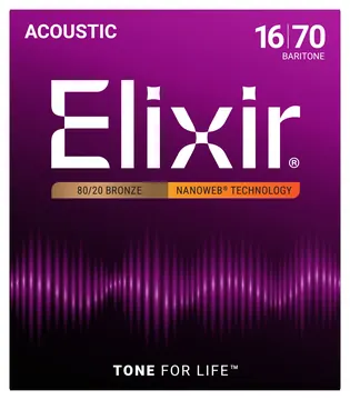 Elixir 11306 Nanoweb Baritone Acoustic | 016-070