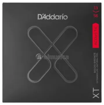 D'Addario Encordoamento D'addario XT Para Violão de Aço 80/20 Bronze - Calibre .013 - .056