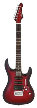 Aria Stratocaster MAC-STD Metallic Red Shade