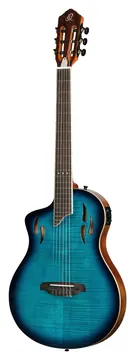 Ortega RTPDLX-FMA-L TourPlayer DeLuxe Lefthand Nylon Elektro-Akustik-Gitarre inkl. Gigbag