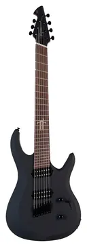 Tagima True Range 7 UQ BKS Black Satin Multiscale Superstrato Passiva