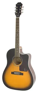 Epiphone Aj-220Sce Vintage Sunburst Chitarra Acustica