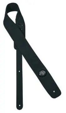 Gaucho Padded Suede Guitar Strap, Black