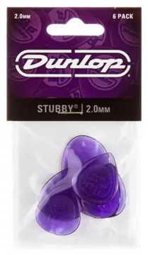 Dunlop Saco com 6 palhetas STUBBY JAZZ 474P 2.0