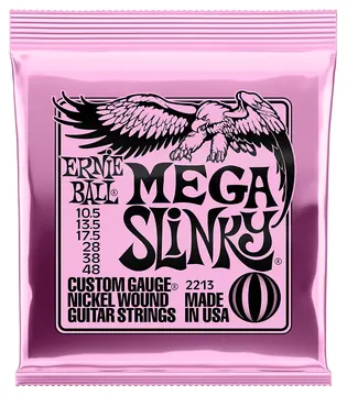 Ernie Ball Electric Guitar Strings 2213 Ernie Ball 10.5-48 Mega Slinky 100% Genuine